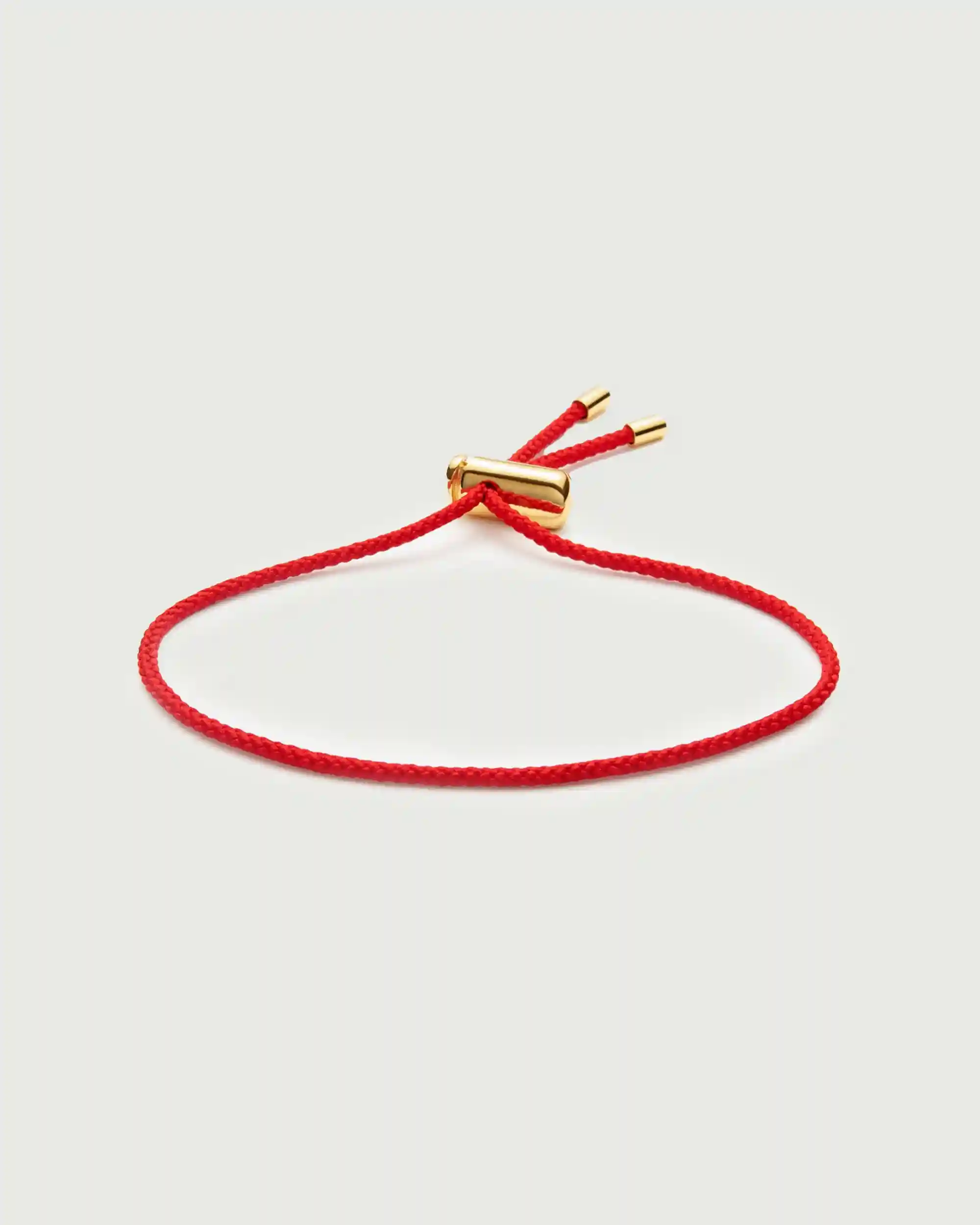 Cameron Cord Bracelet | Red / Gold