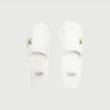 LA Capsule Terry Cloth Slippers | Alpine White